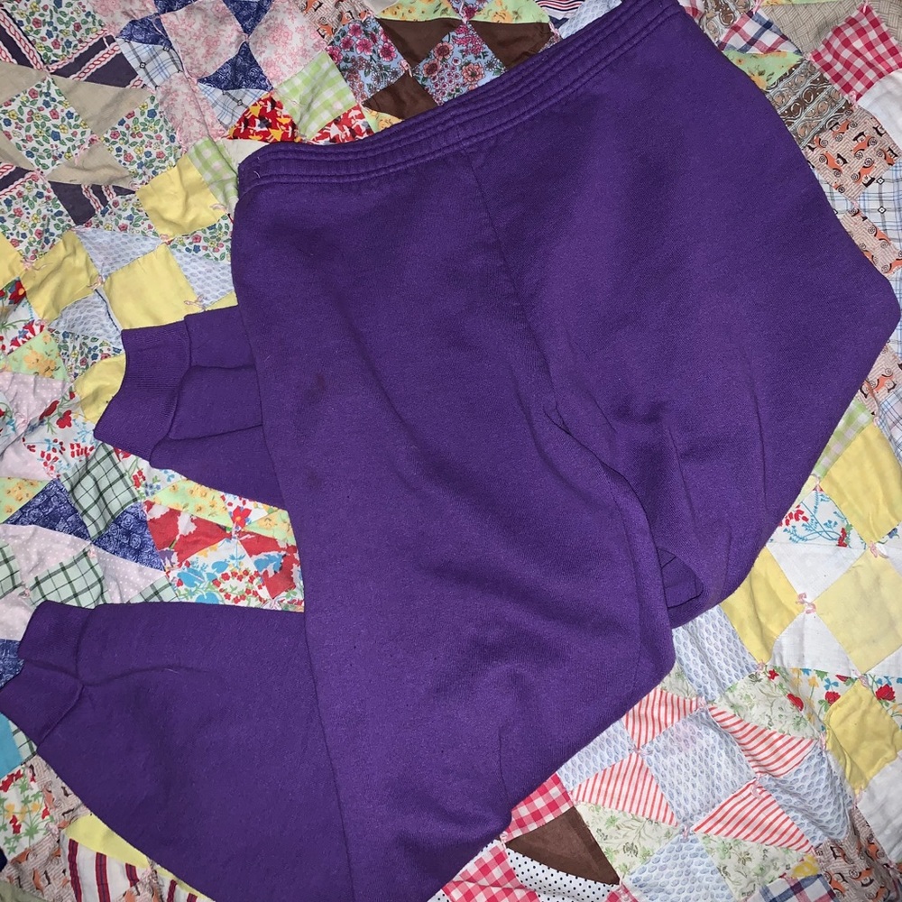 Purple sweats